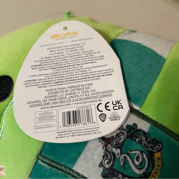 Squishmallows 9” Harry Potter Slytherin Snake NWT - Picture 2 of 5